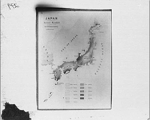 Map of Japan by Genthe by Genthe