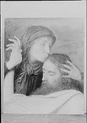 Painting of the Piet ̉by Arnold Bc̲klin belonging to George Schulein by Böcklin by Böcklin