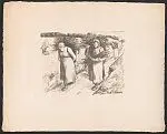 Porteuses de fagots by Pissarro by Pissarro