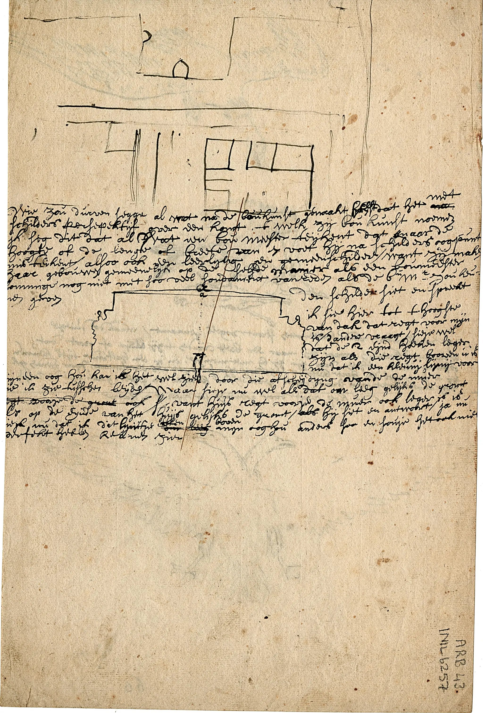 Notes on Architectural Perspective., 1700-01-01 by Unknown artist