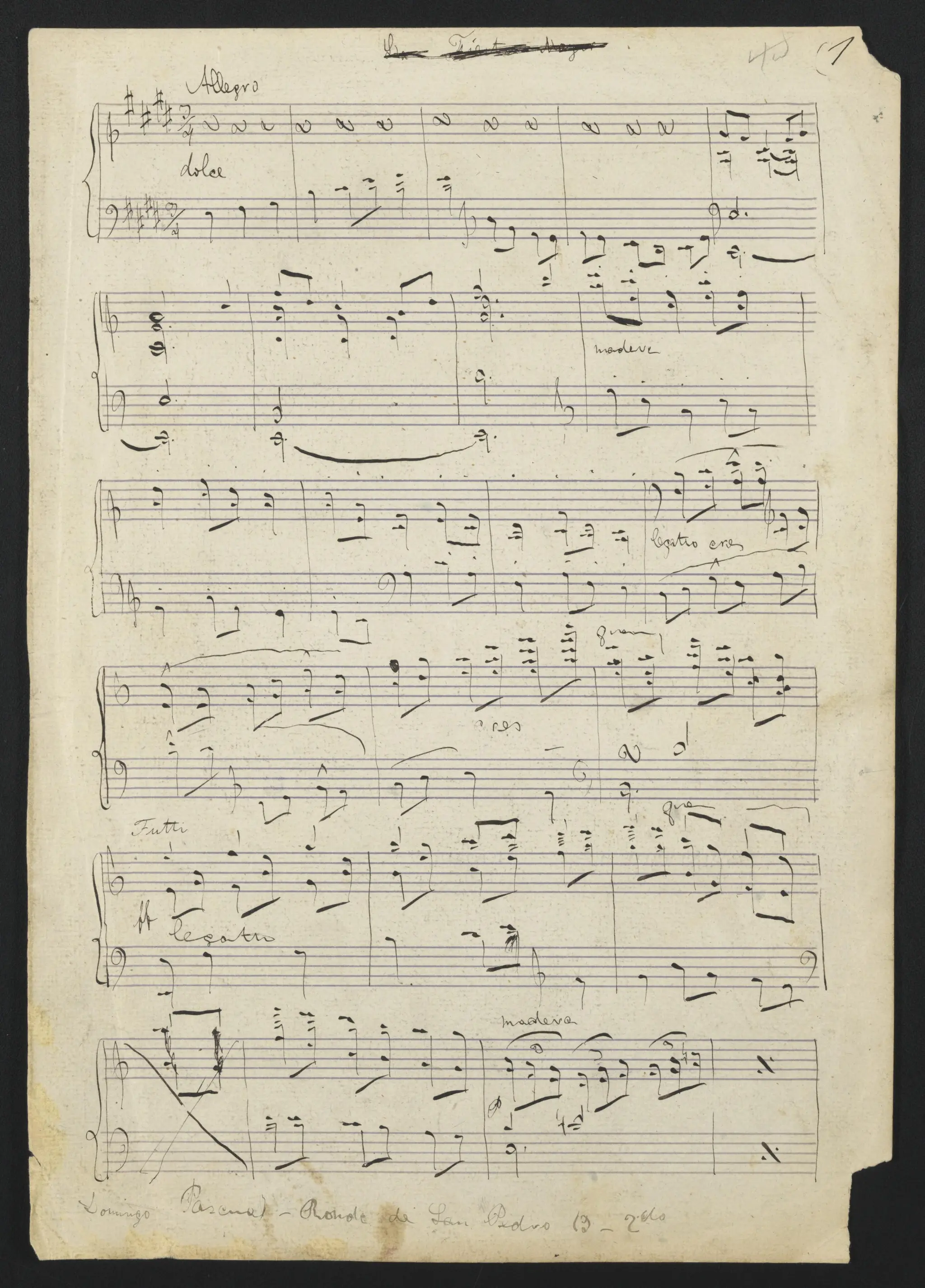 La fiesta de Aldea by Albéniz