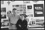 [Charles and Ray Eames, standing together at the Eames Office] by Office of Charles and Ray Eames. by Office of Charles and Ray Eames.