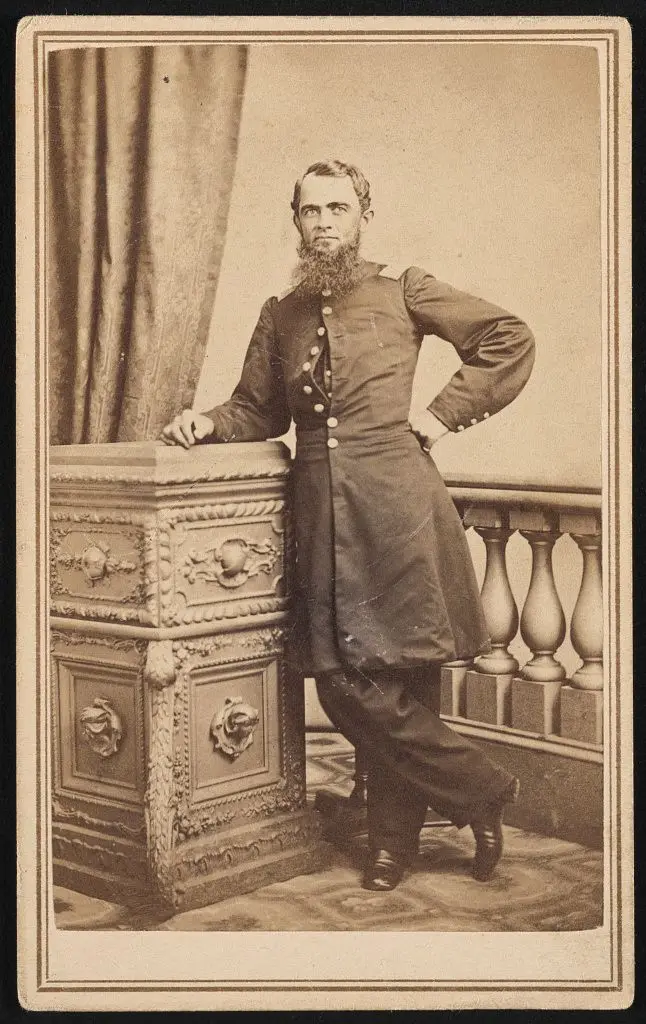 [Chaplain Jesse C. Green of Co. F, 95th Ohio Infantry Regiment in uniform] by Ball, James Presley, 1825-1904, photographer by Ball, James Presley, 1825-1904, photographer