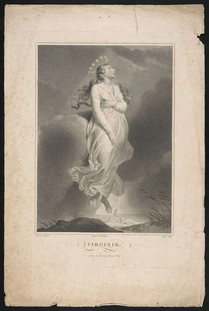 Virginie by Fragonard, Jean-Honoré, 1732-1806, artist by Fragonard, Jean-Honoré, 1732-1806, artist