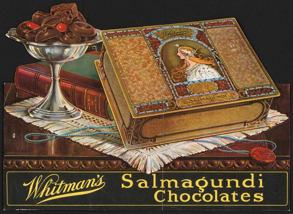 Whitman's salmagundi chocolates by Mucha by Mucha
