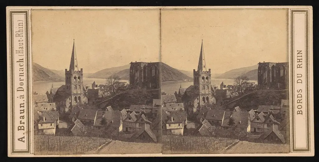 Bacharach, eglise Saint Werner by Braun by Braun