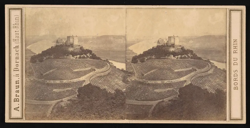 Andernach, chateau de Rheineck by Braun by Braun