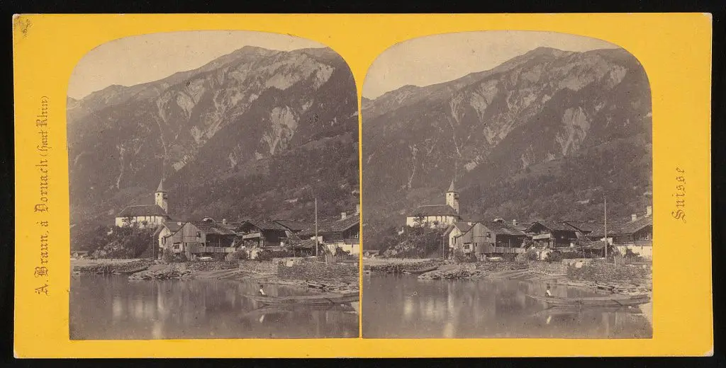 Brienz et le lac by Braun by Braun