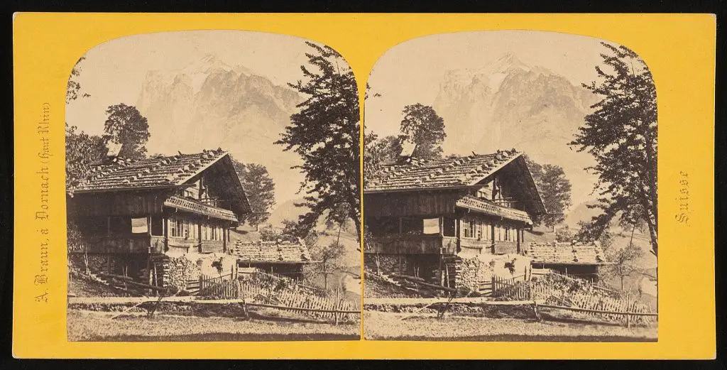 Le Wetterhorn à Grindelwald by Braun by Braun