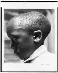 [Boy's head, Harlem] by Siskind, Aaron, photographer. by Siskind, Aaron, photographer.