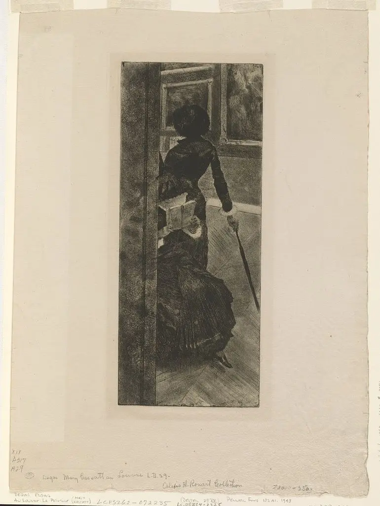 [Au Louvre: la peinture] by Degas by Degas