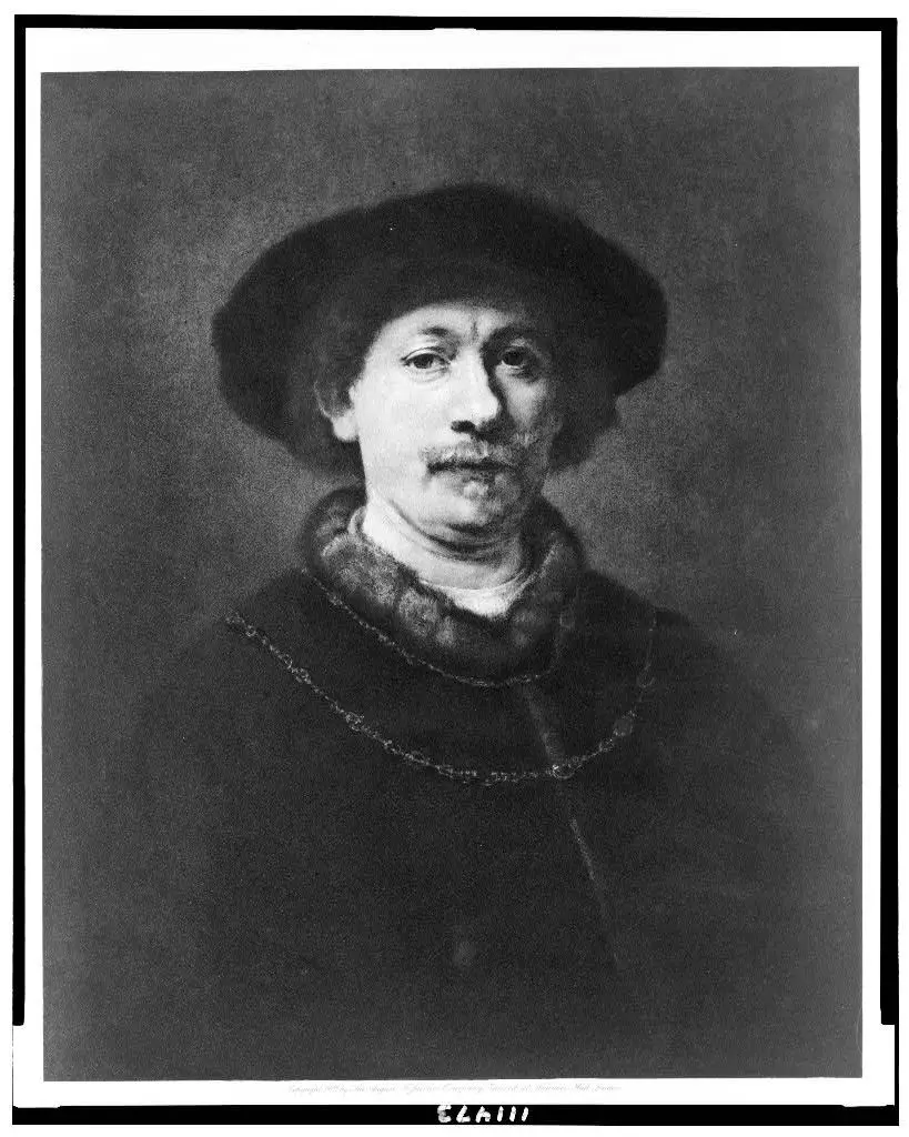 [Rembrandt Harmenszoon van Rijn, half length portrait, facing slightly right] by Rembrandt Harmenszoon van Rijn, 1606-1669. by Rembrandt Harmenszoon van Rijn, 1606-1669.