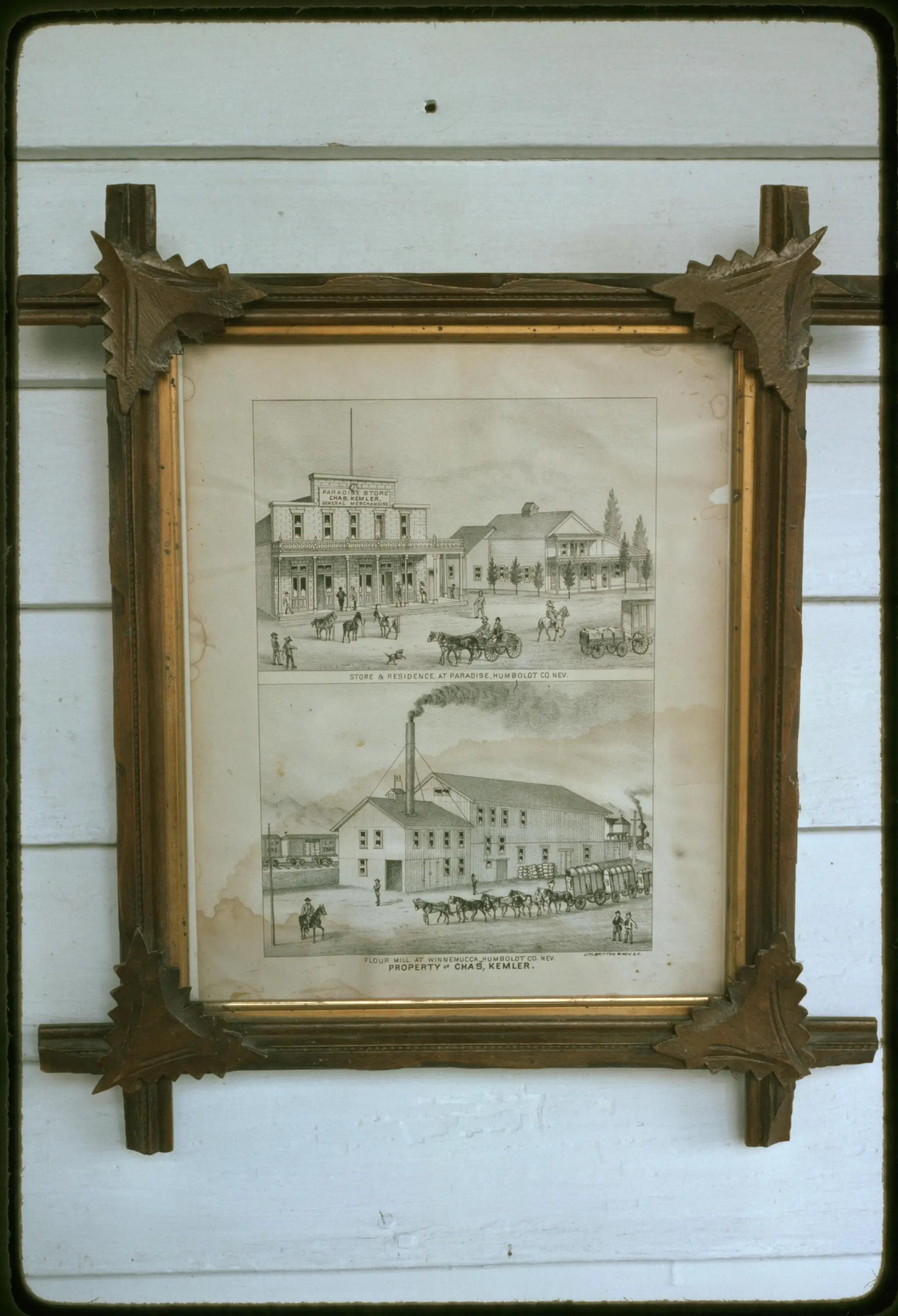 Lithograph of Kemler Family Properties by Britton & Rey (Photographer) by Britton & Rey (Photographer)