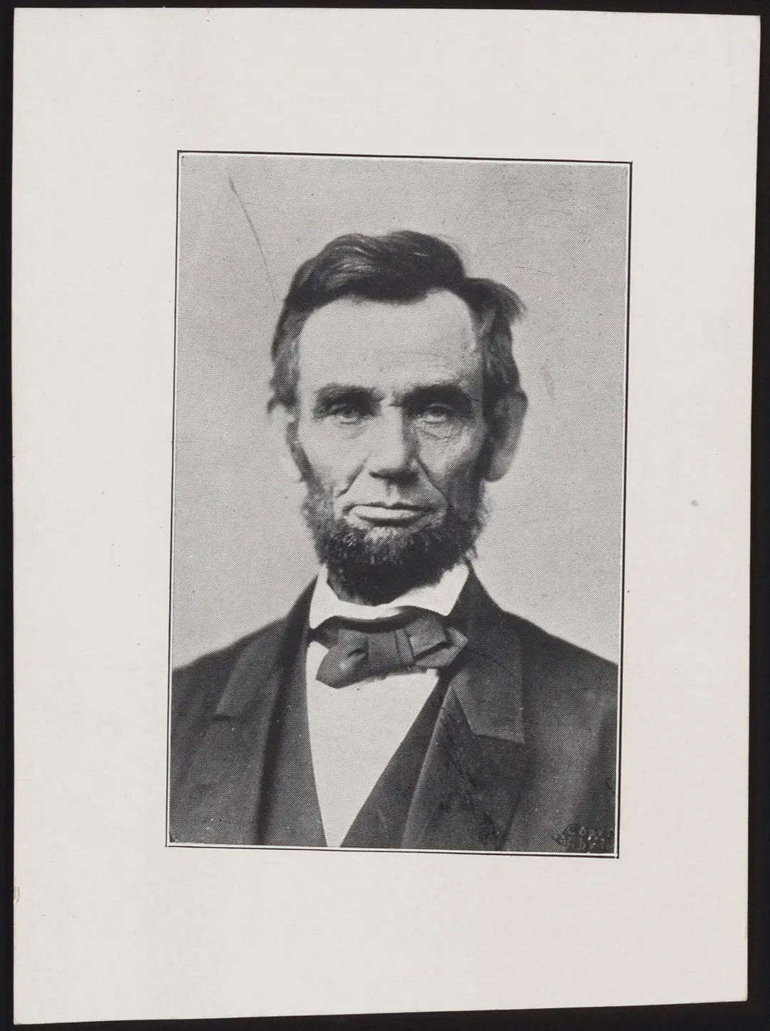 [Gardner photograph of Lincoln' head and shoulders portrait, facing front.] by Gardner, Alexander (Photographer) by Gardner, Alexander (Photographer)