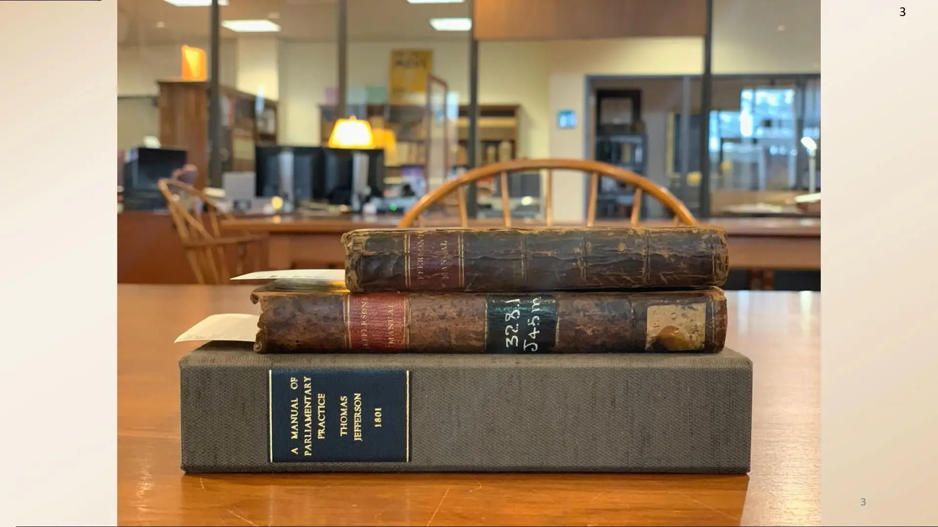 Made at the Library: “Jefferson’s Manual of Parliamentary Practice” by Brian Alexander by alexander, brian by alexander, brian