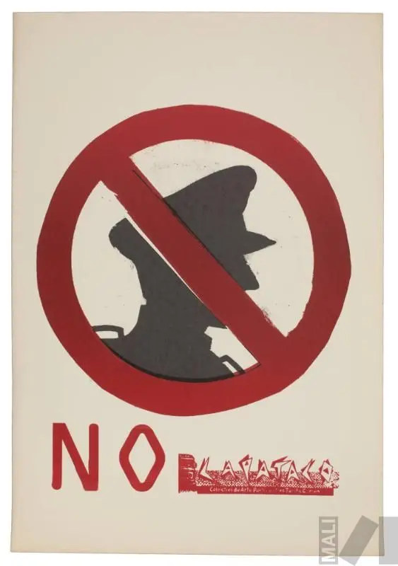 Boceto para el grabado No al punto final. Cárcel a los genocidas by Colectivo de Arte Participativo - Tarifa Común (C.A.Pa.Ta.Co.)