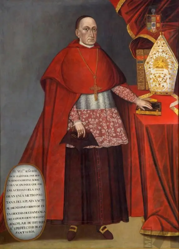 Bartolomé Fabro y Palacios, obispo de Huamanga by José Núñez de Sotomayor