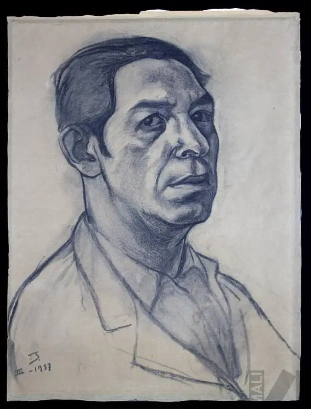 Autorretrato by José Sabogal Diéguez
