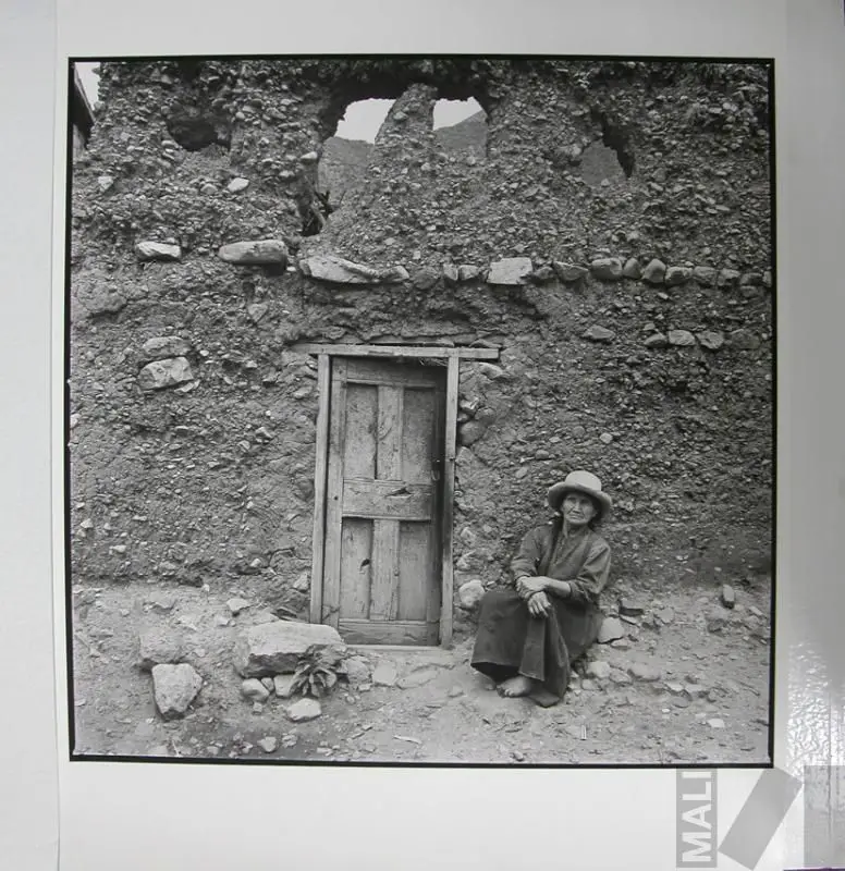 Blind Woman Against the Wall by Rosalind Solomon