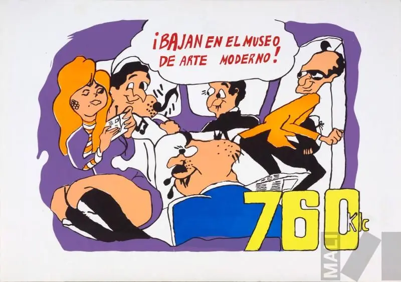 ¡Bajan en el Museo de Arte Moderno! Carpeta Arte al Paso by E.P.S. Huayco