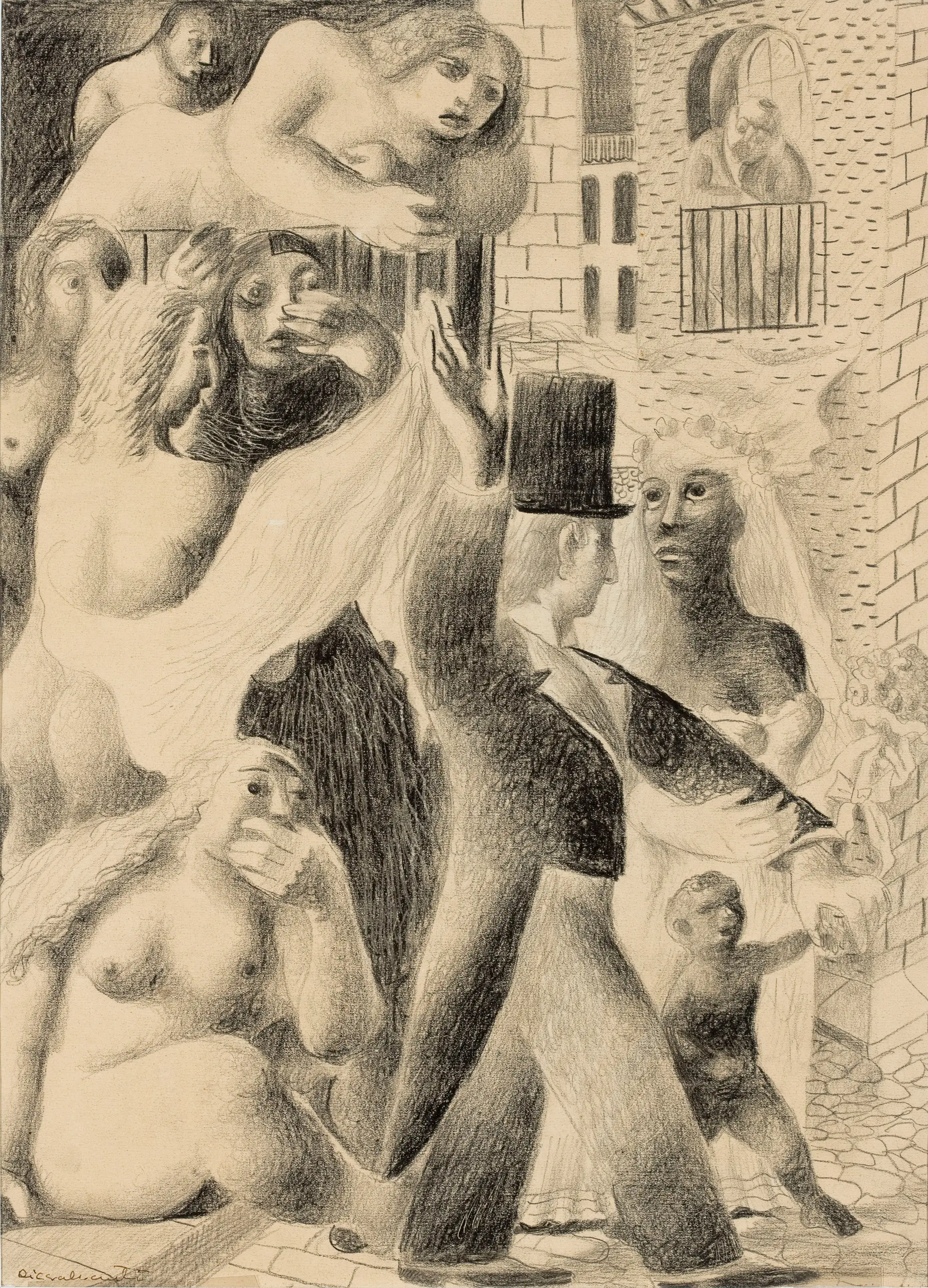 As bodas do poeta by Emiliano Di Cavalcanti