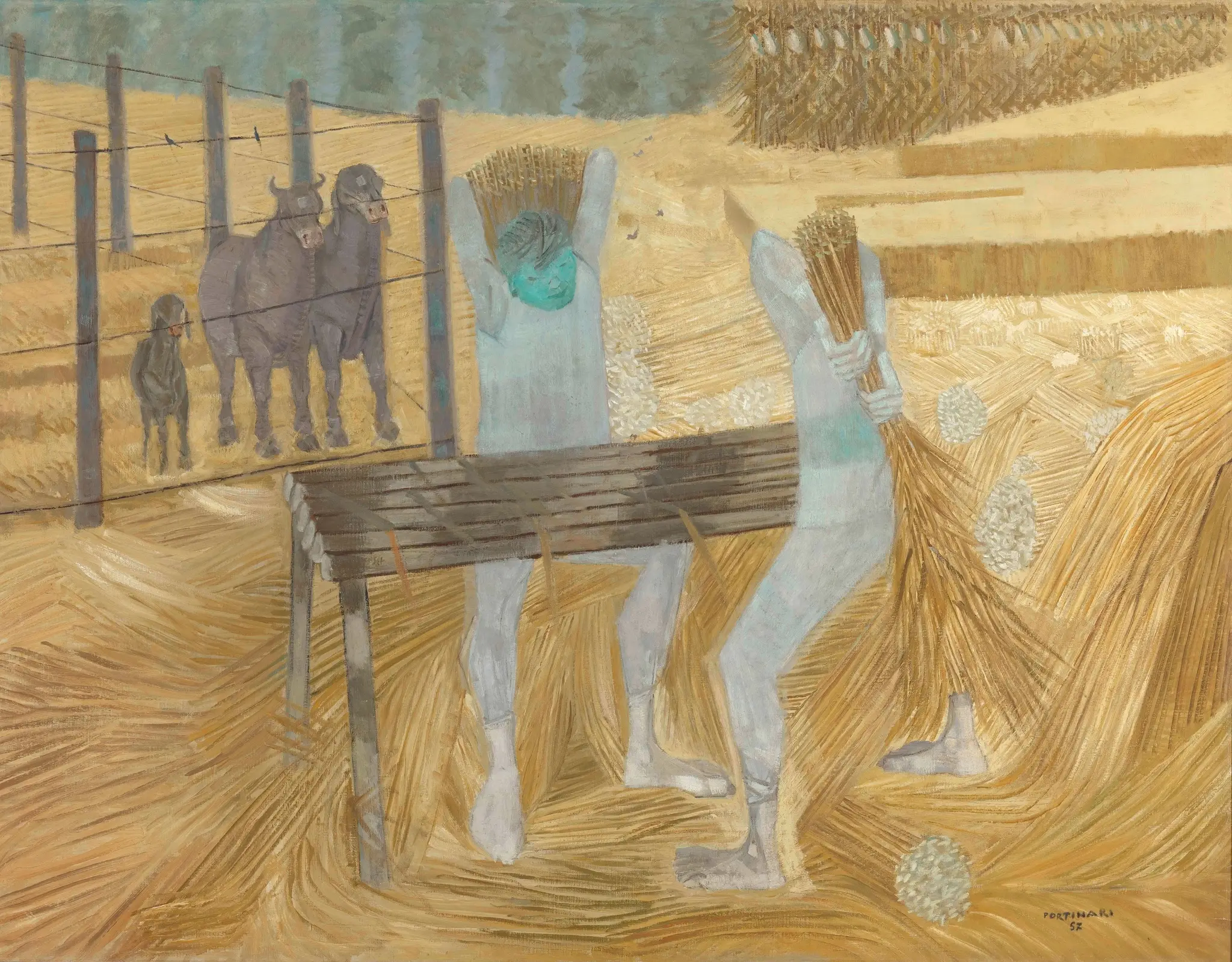 Colheita de arroz by Candido Portinari