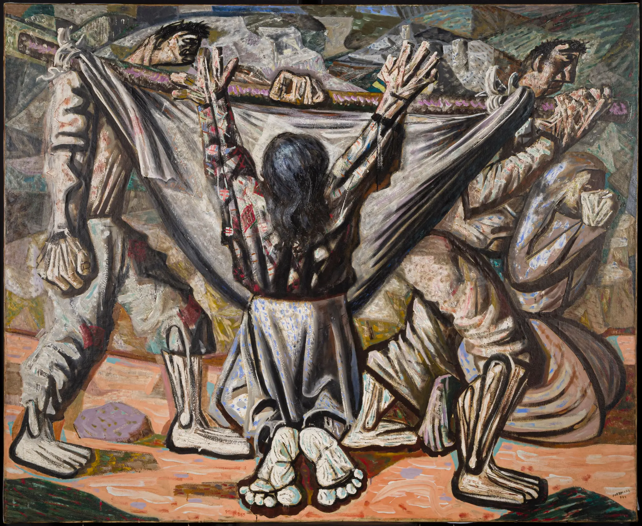 Enterro na rede by Candido Portinari