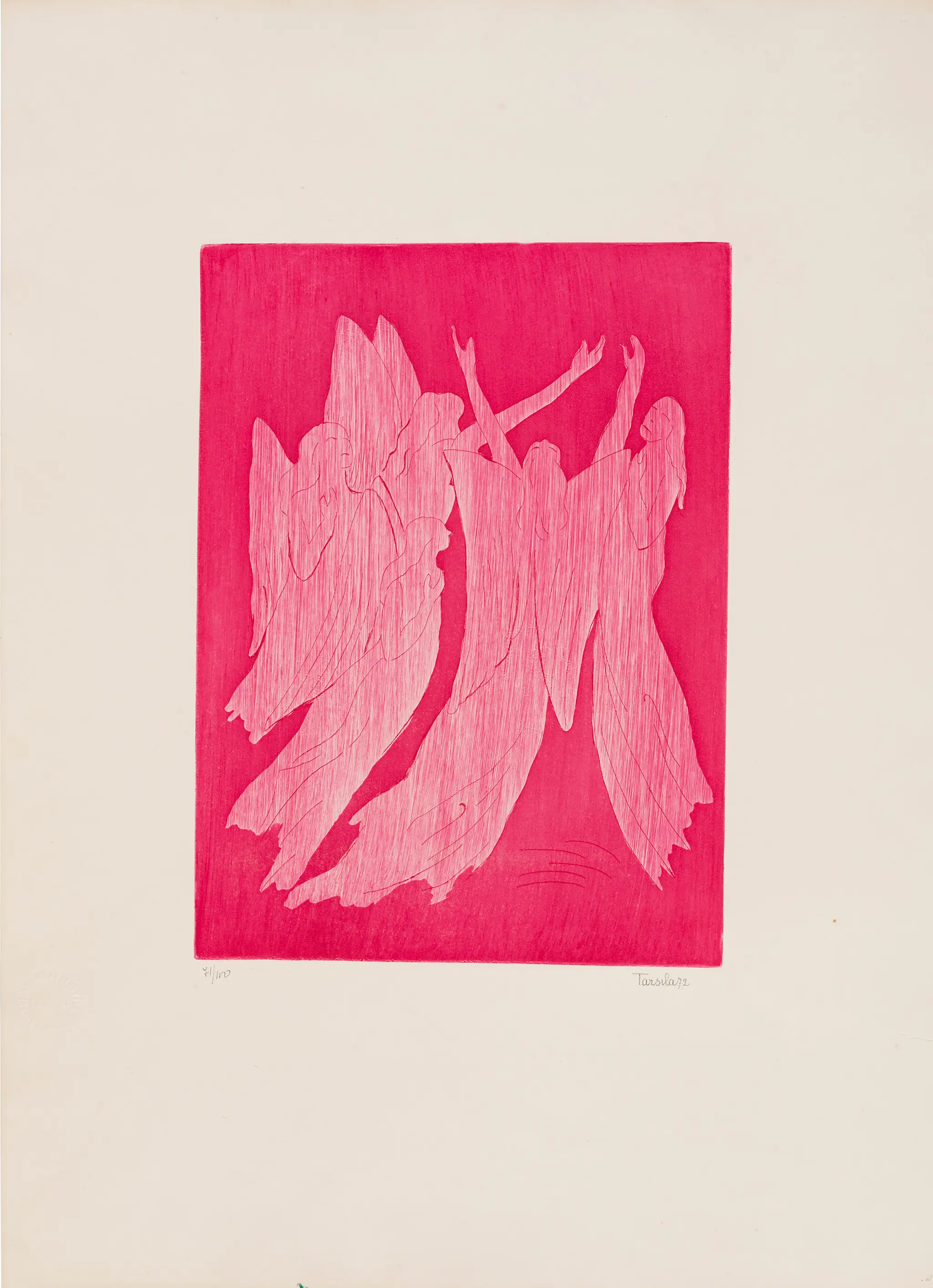 Figuras rosas by Tarsila do Amaral