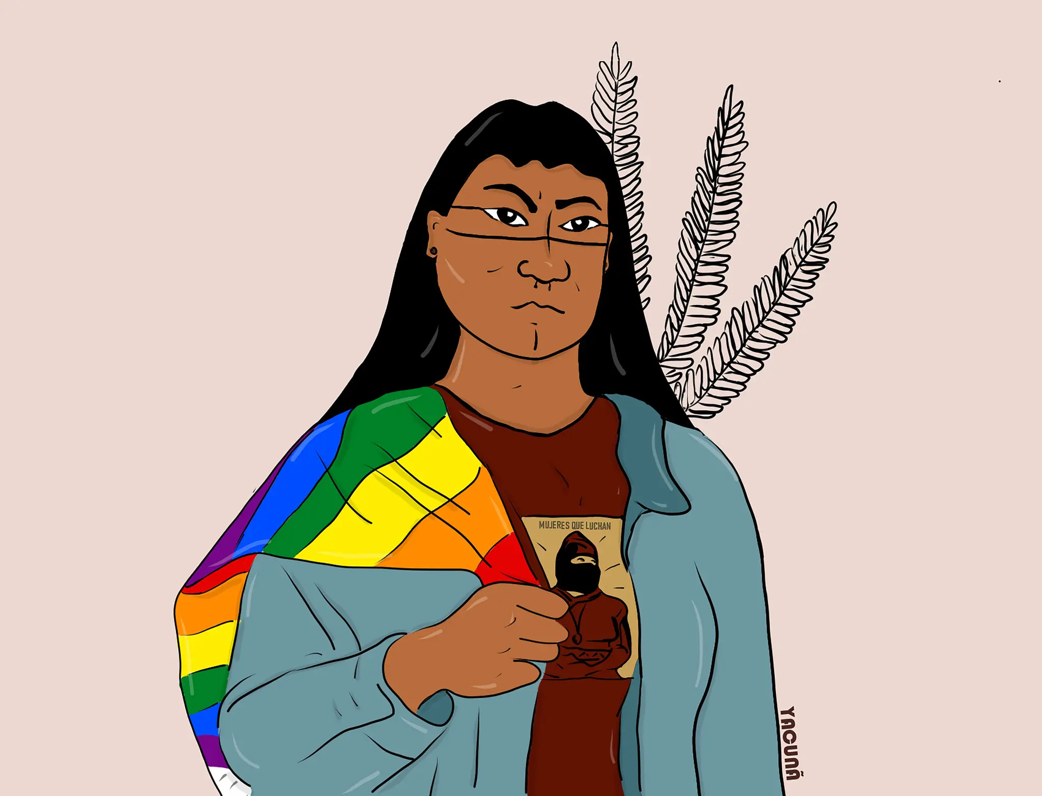 Mulher indígena e sapatão by Yacunã Tuxá