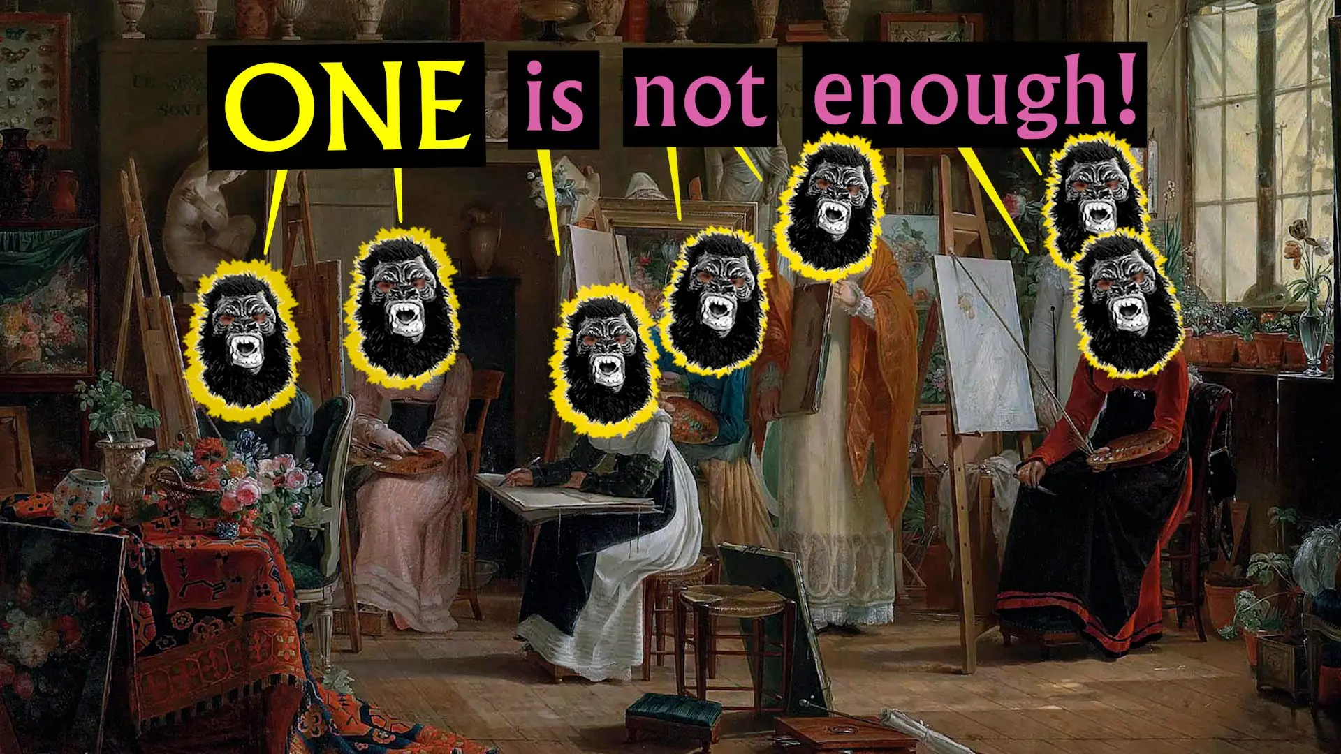 Não é suficiente!, Museu Van Gogh by Guerrilla Girls