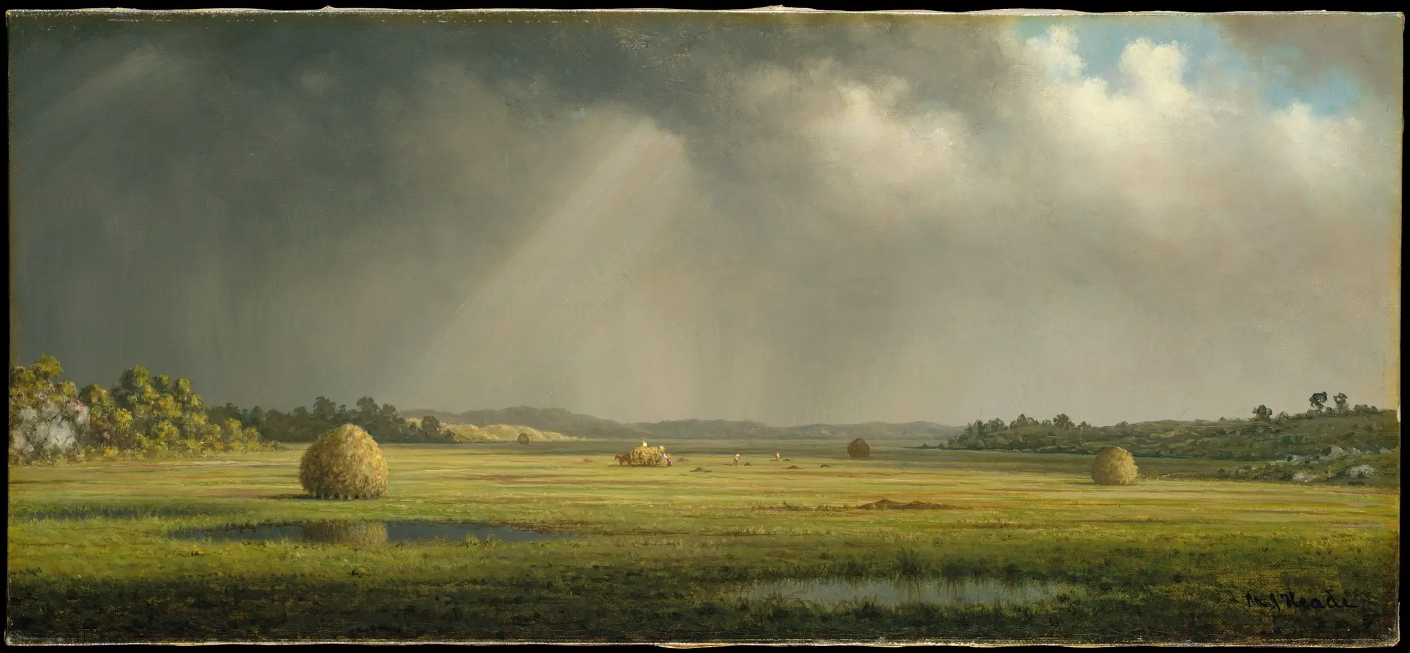 Newburyport Meadows by Martin Johnson Heade