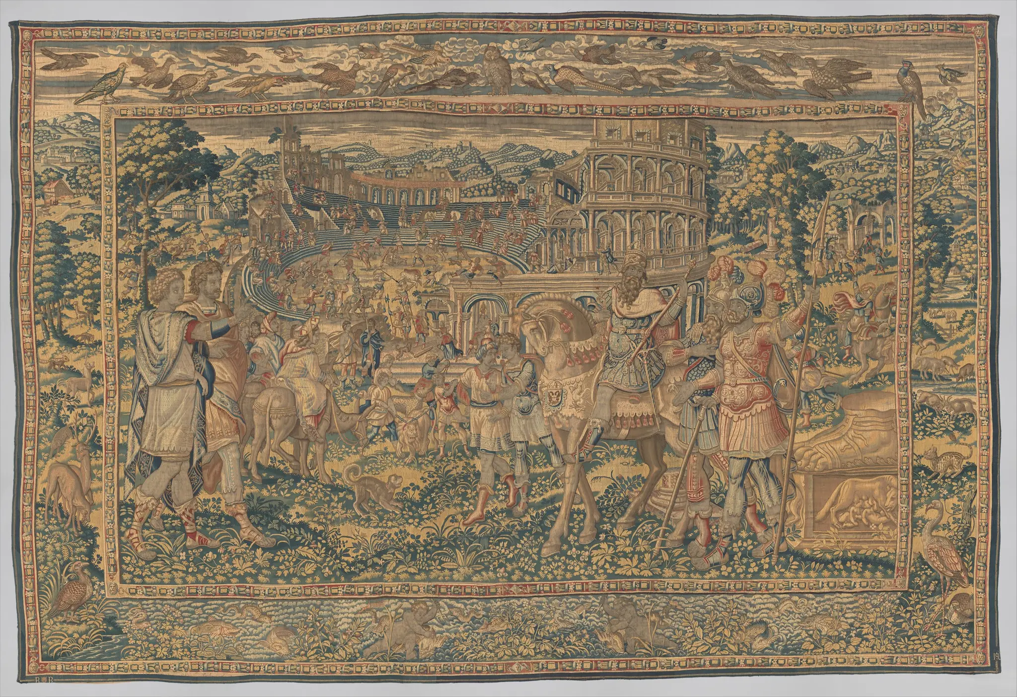 The Colosseum from a set of The Wonders of the World by Maarten van Heemskerck