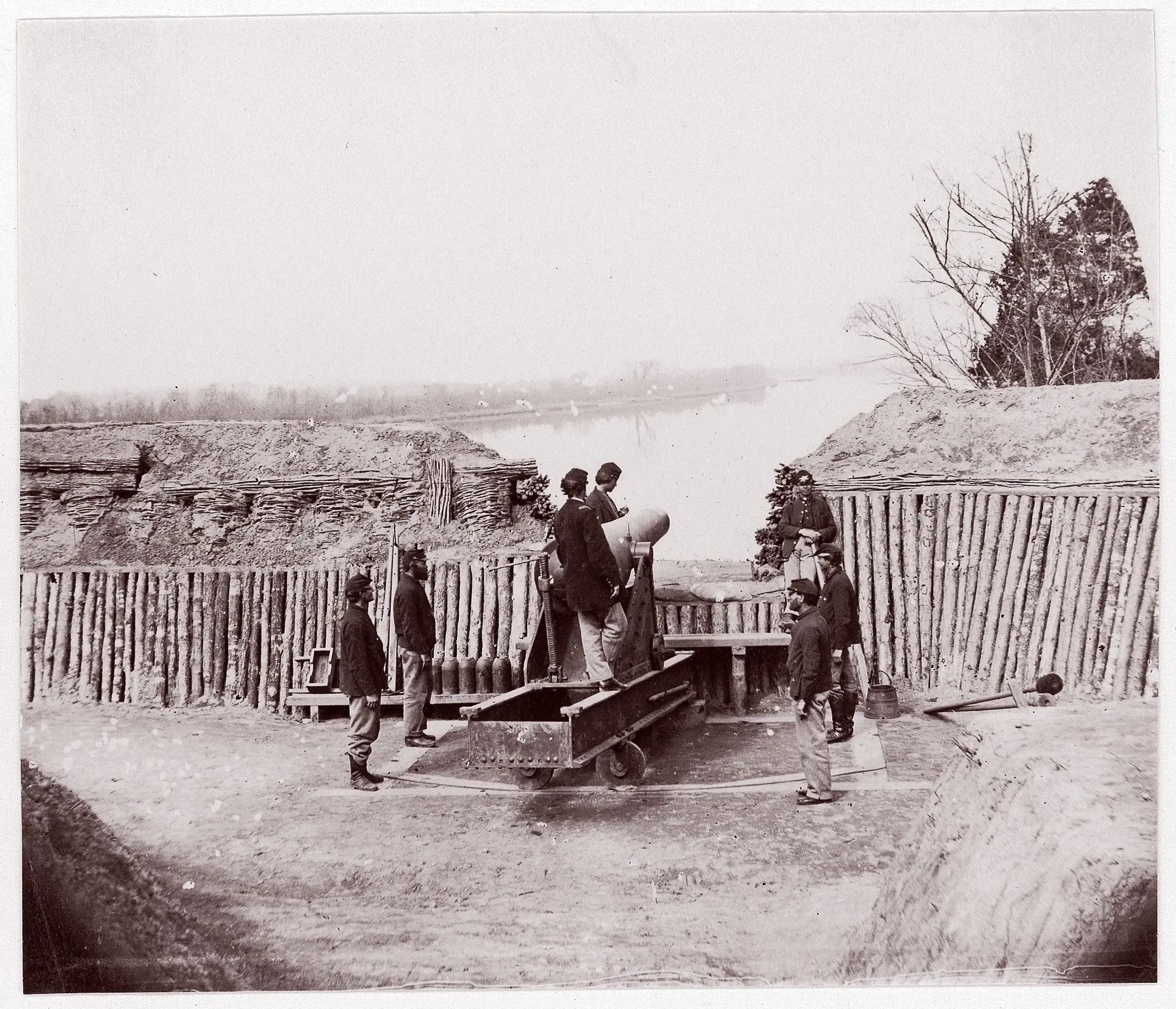 Cox's Landing, James River by Andrew Joseph Russell