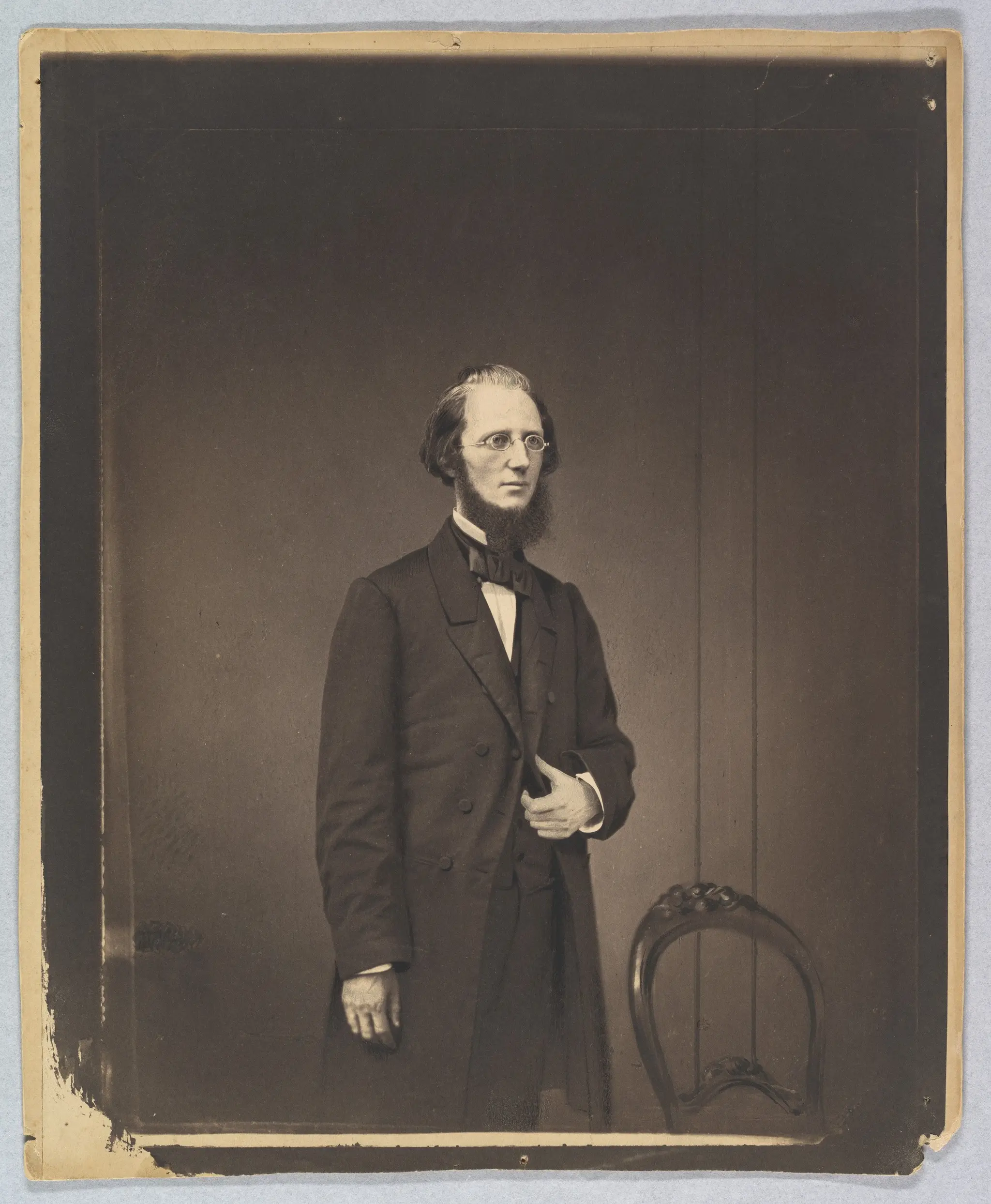 [Portrait of a Man] by Mathew B. Brady
