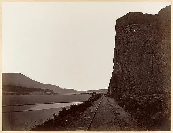 Cape Horn near Celilo by Carleton E. Watkins
