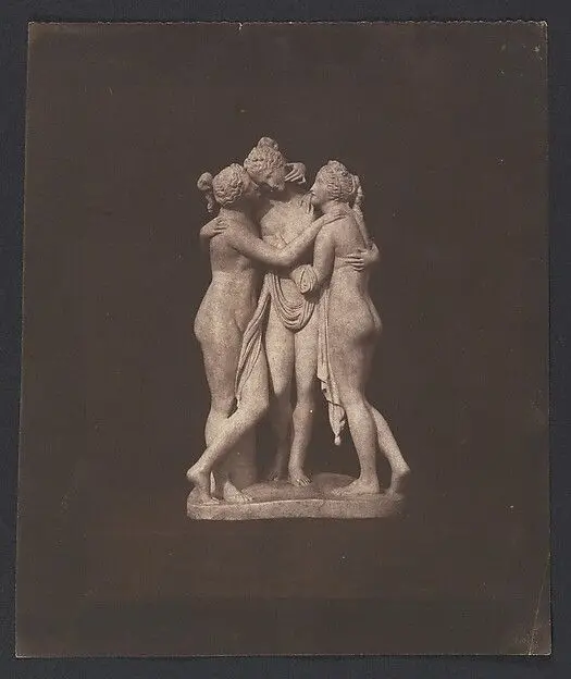 Statuette of the Three Graces by William Henry Fox Talbot