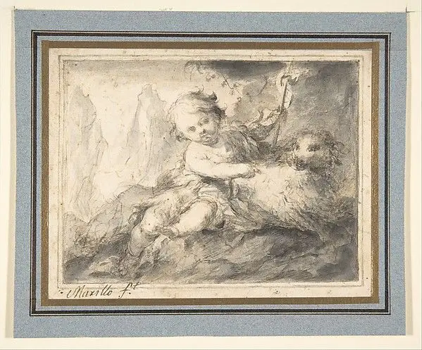 The Infant St. John the Baptist by Bartolomé Estebán Murillo