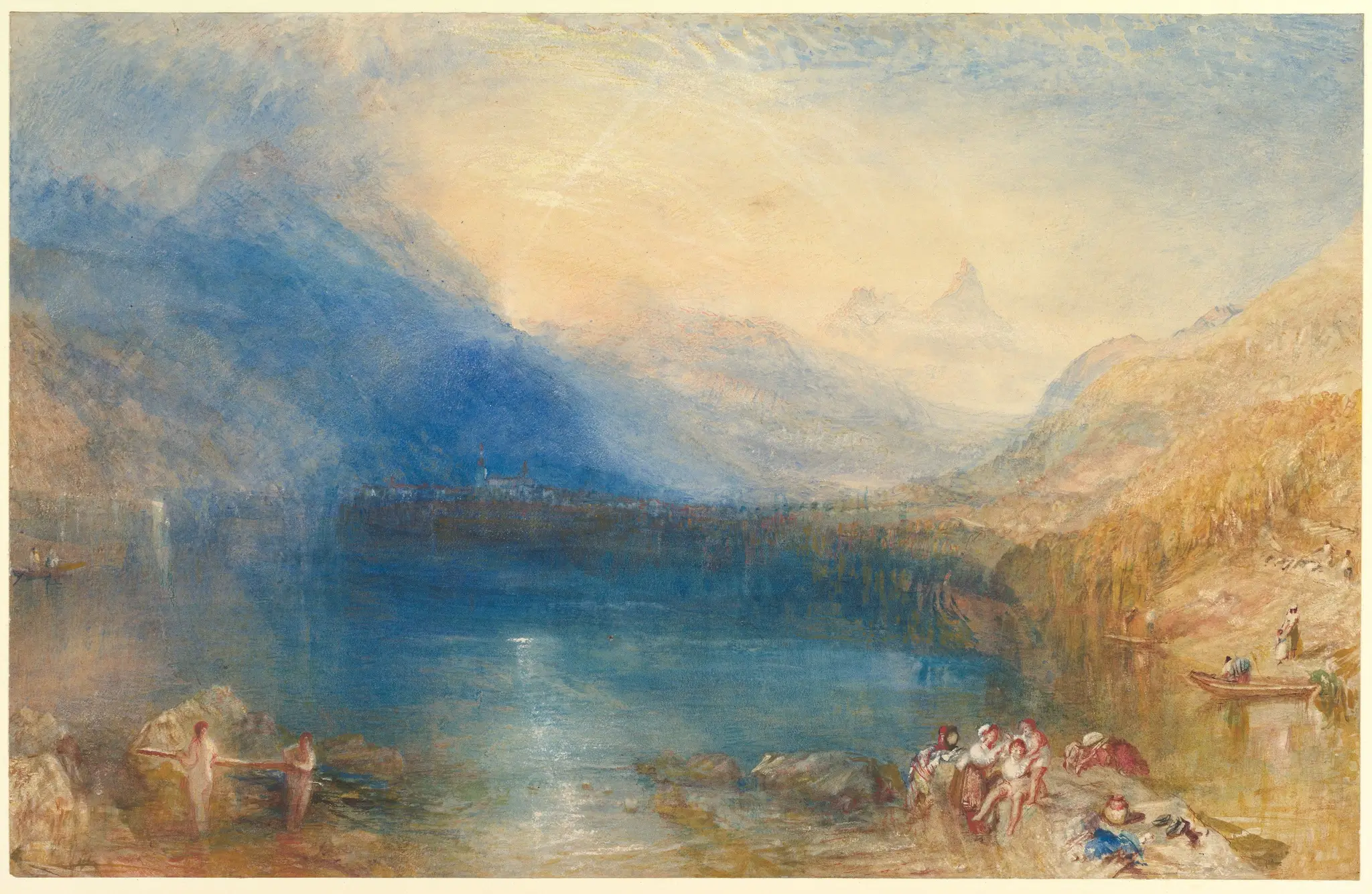 The Lake of Zug by Joseph Mallord William Turner
