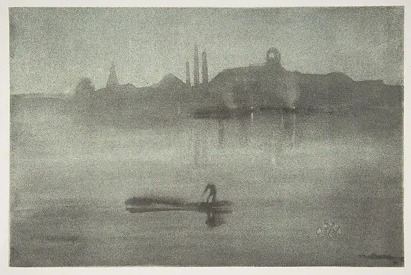 Nocturne (Nocturne: The Thames at Battersea) by James McNeill Whistler