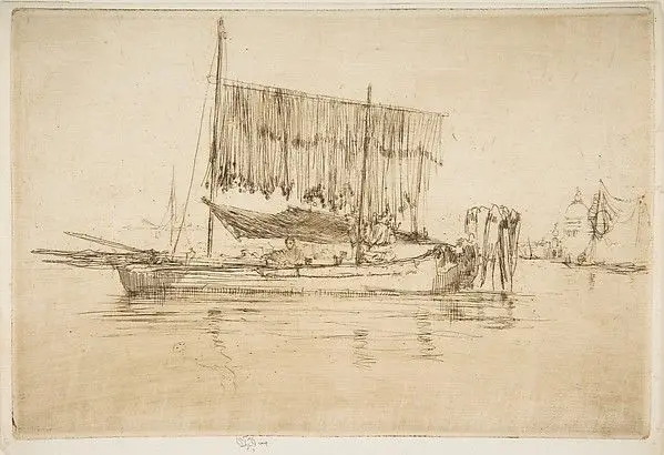 Fishing Boat by James McNeill Whistler
