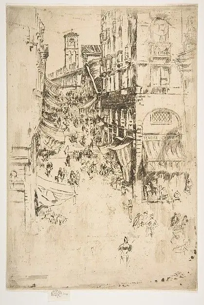 The Rialto by James McNeill Whistler