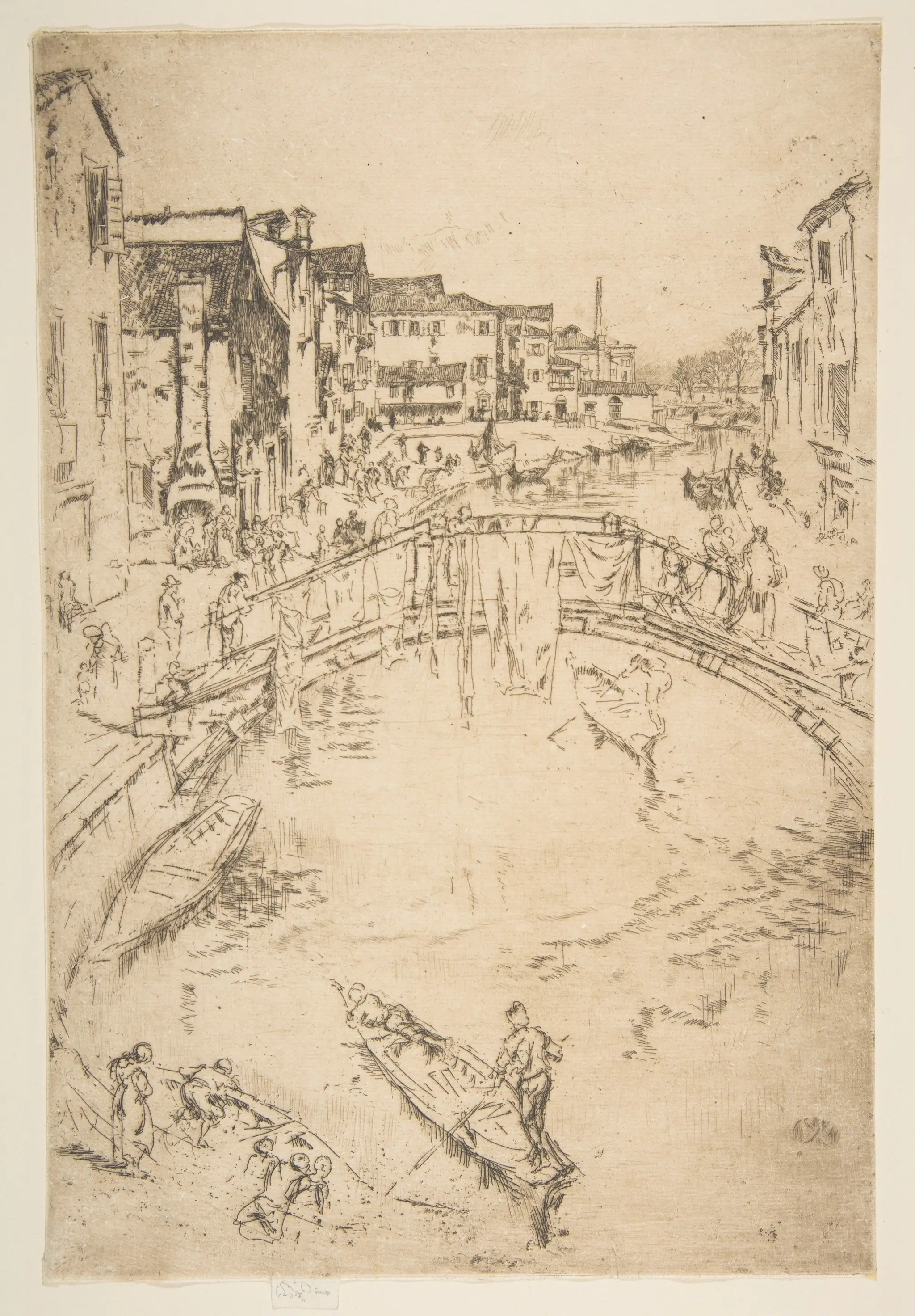 The Bridge, Santa Marta by James McNeill Whistler