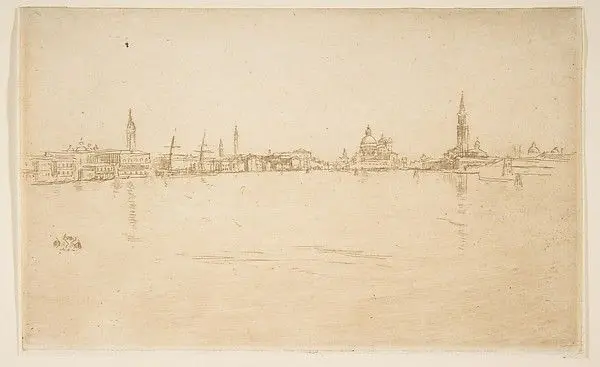 La Salute: Dawn by James McNeill Whistler