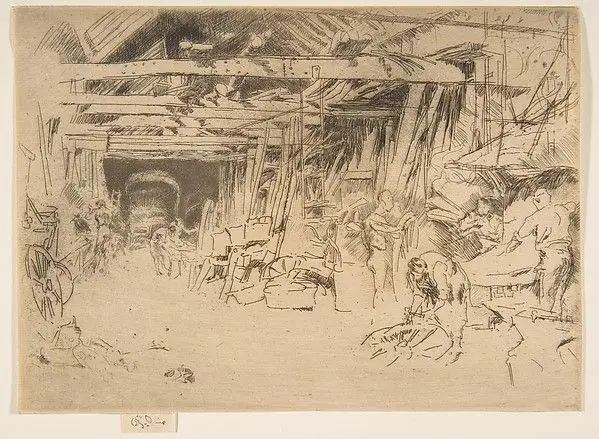 Wheelwright by James McNeill Whistler