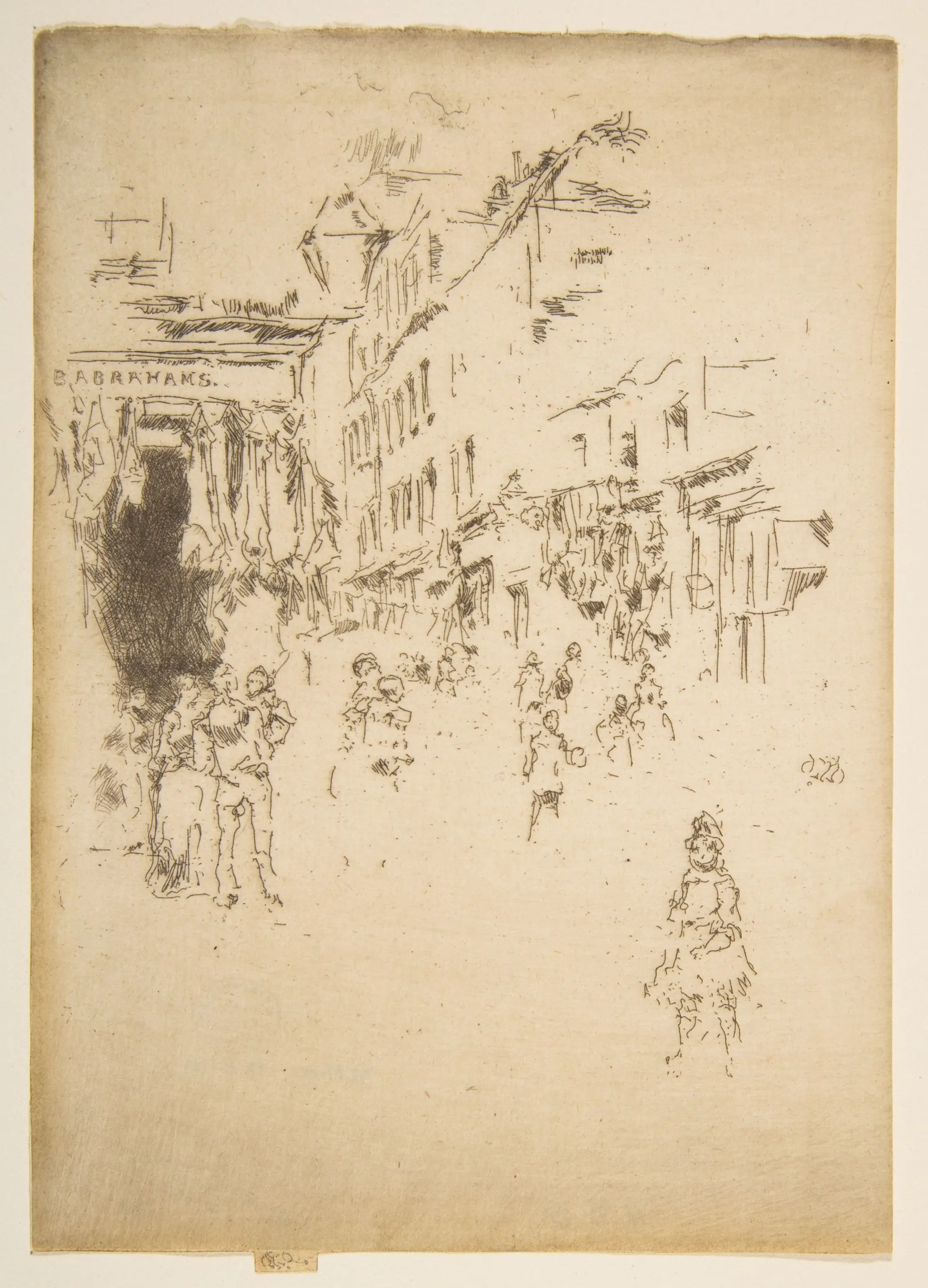 Cutler Street, Houndsditch by James McNeill Whistler