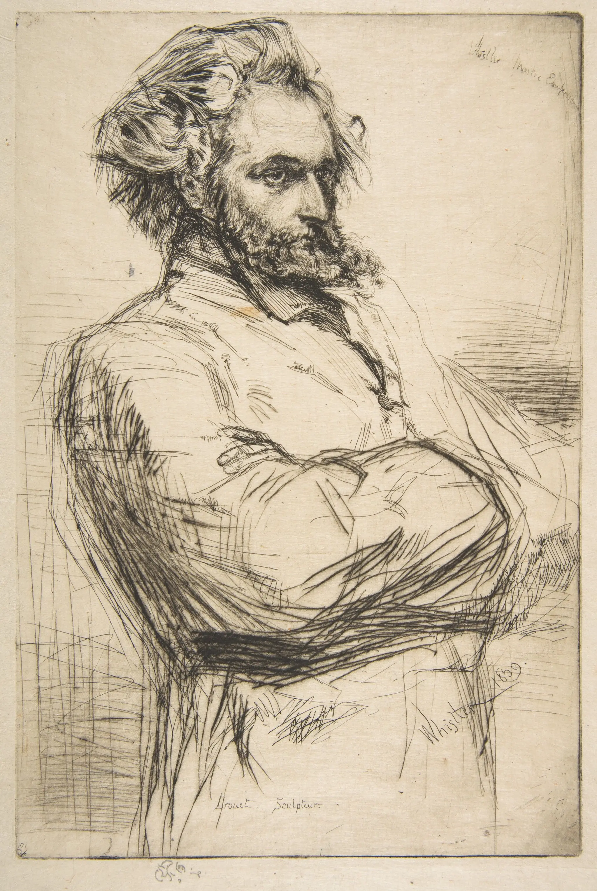 C. L. Drouet, Sculptor by James McNeill Whistler