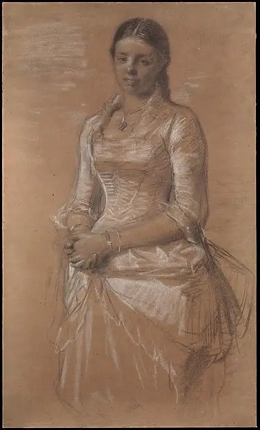 Portrait of Frederikke Tuxen by Peder Severin Krøyer
