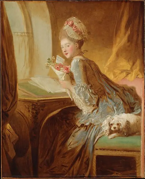 The Love Letter by Jean Honoré Fragonard