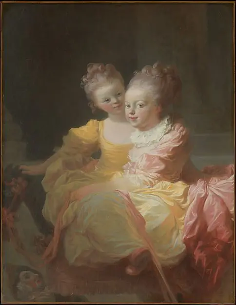 The Two Sisters by Jean Honoré Fragonard