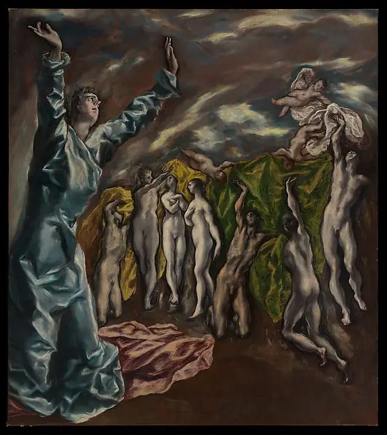 The Vision of Saint John by El Greco (Domenikos Theotokopoulos)